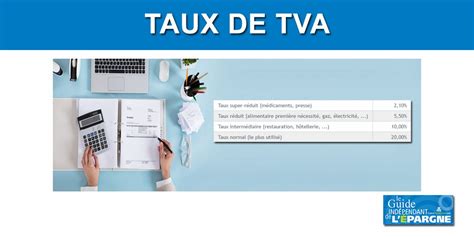 taux tva en france 2022.